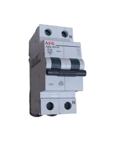 Aeg e91c13n automatischer Schutzschalter Elfa e90 1p n c 13a 6ka 552811